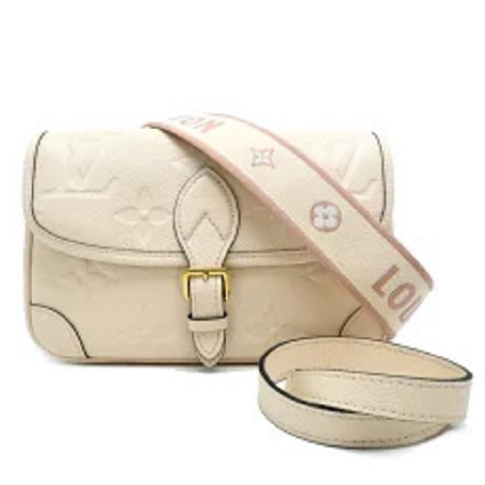 Louis Vuitton Diane Shoulder Bag Monogram Empreinte Cream
